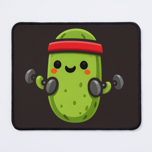 Item preview, Funny Workout Pickle - I'm Kind of a Big Dill Fitness Sticker designed and sold by Basma Designs | Funny Shirts, Stickers & Mugs.