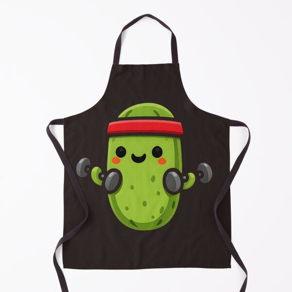 Item preview, Funny Workout Pickle - I'm Kind of a Big Dill Fitness Sticker designed and sold by Basma Designs | Retro, Kawaii Shirts & Stickers.