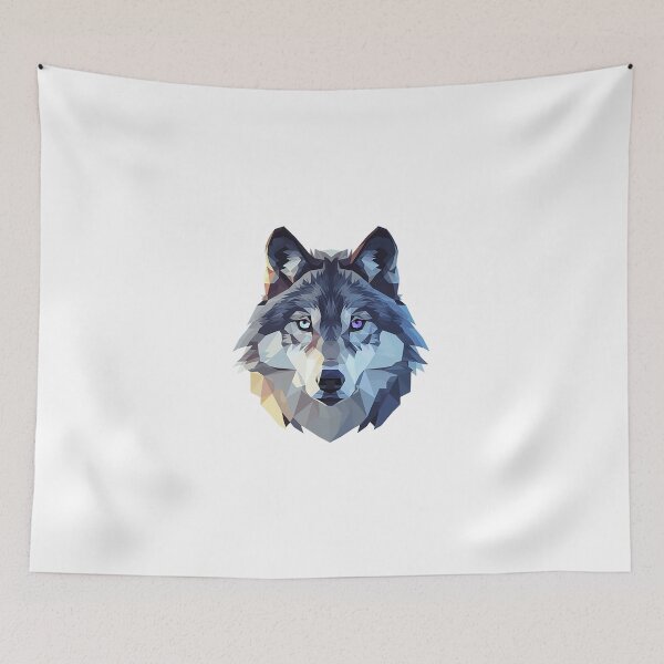 Item preview, Clean Polygon Wolf Head Graphic designed and sold by Christian Weiss.