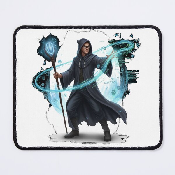 Item preview, Code Wizard in Blue Energy designed and sold by RØNI AI.
