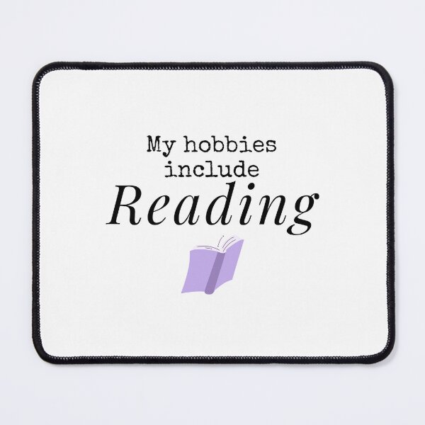 Item preview, My Hobbies Include Reading Book Lover Gift Sticker designed and sold by ade-datt.