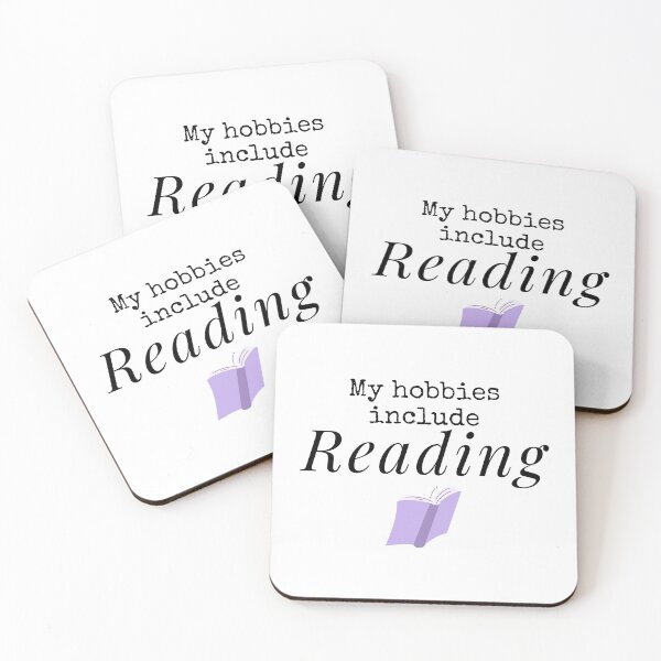 Item preview, My Hobbies Include Reading Book Lover Gift Sticker designed and sold by ade-datt.
