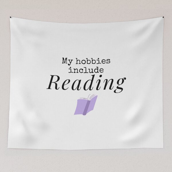 Item preview, My Hobbies Include Reading Book Lover Gift Sticker designed and sold by ade-datt.