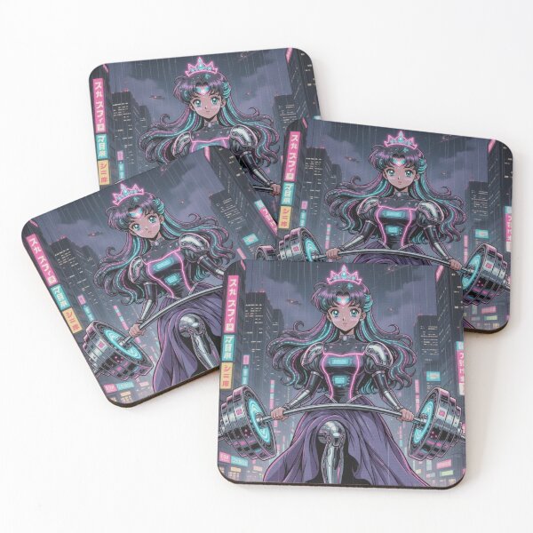 Item preview, Cyber Princess: Neon Weightlifting Force designed and sold by JonelleTshirts.
