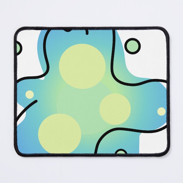 Item preview, Soft Blue Green Kawaii Blob designed and sold by BetweenForms.