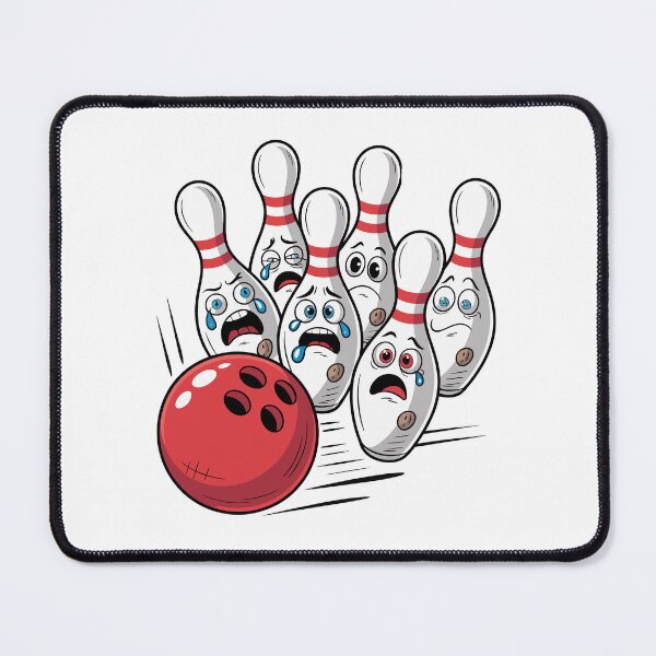 Item preview, Bowling Pins with Cartoon Faces designed and sold by jkrphoto.