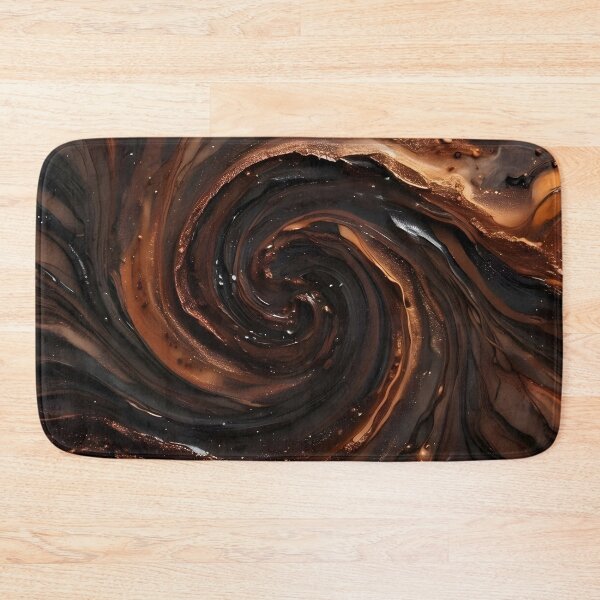 Item preview, Cocoa Dark Organic Abstraction designed and sold by VibeShift Studio.