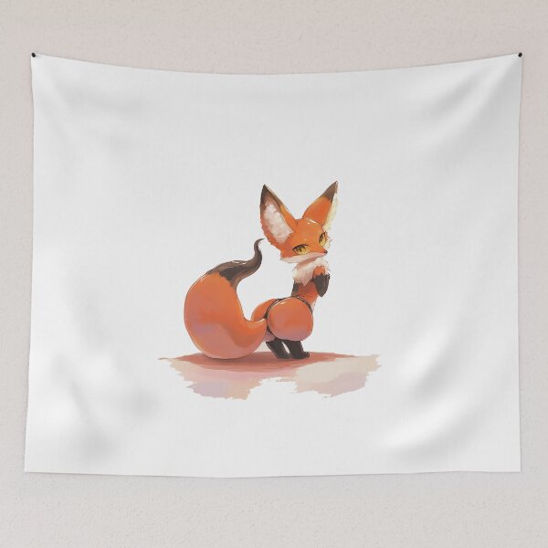 Item preview, Fluffy Bushy Tail Fox Artwork designed and sold by Christian Weiss.
