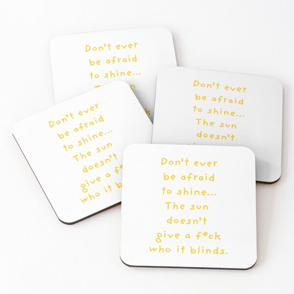 Item preview, Don't ever be afraid to shine... designed and sold by BlissThreads.