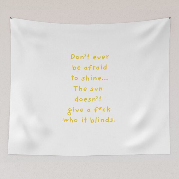 Item preview, Don't ever be afraid to shine... designed and sold by BlissThreads.
