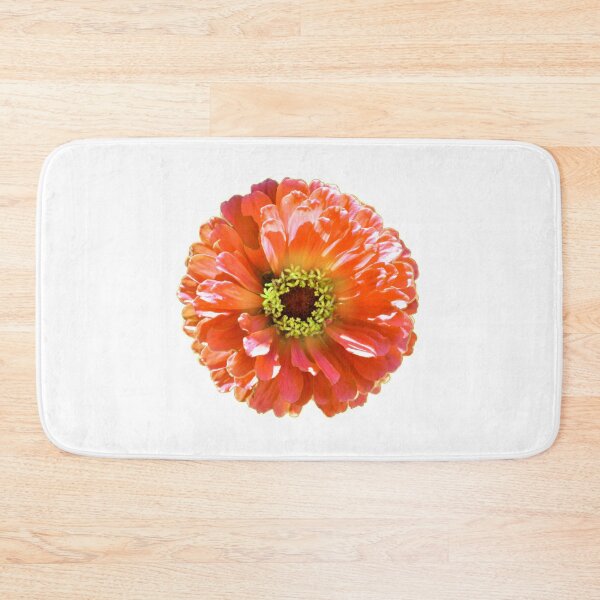 Item preview, Retro Orange floral flower Daisy Pretty tangerine floral Photo, Orange daisy, orange zinnia, orange cosmo,  vibrant floral garden  designed and sold by hollycooper.