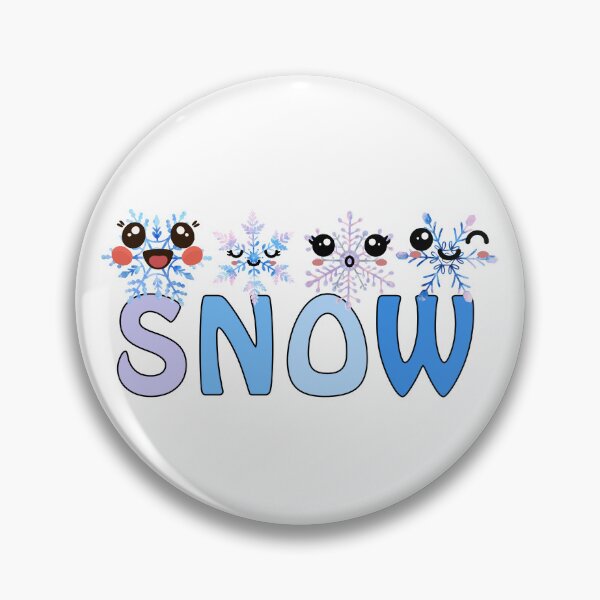 Item preview, Minimalist Cute Blue Snowflakes - Winter Aesthetic designed and sold by SunandShade.