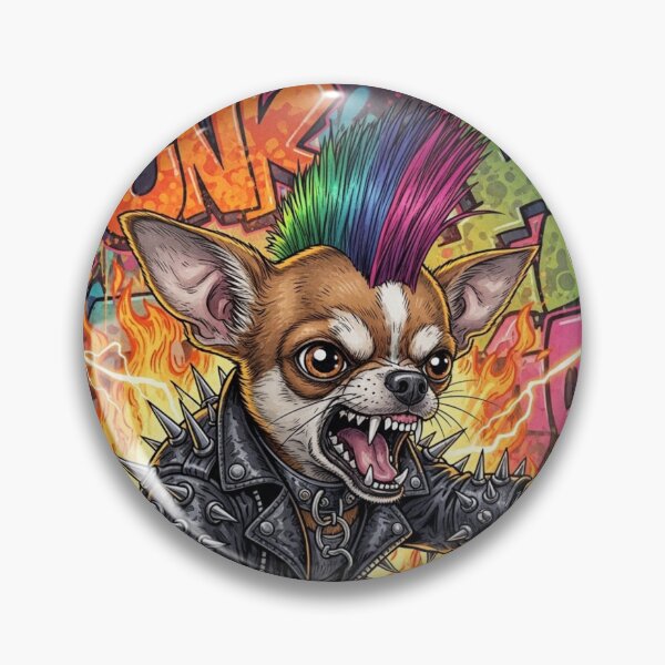 Item preview, Explosive Rebel Chihuahua designed and sold by PetJoyPrintsCO.