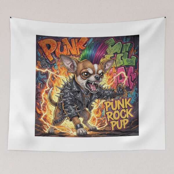 Item preview, Explosive Rebel Chihuahua designed and sold by PetJoyPrintsCO.