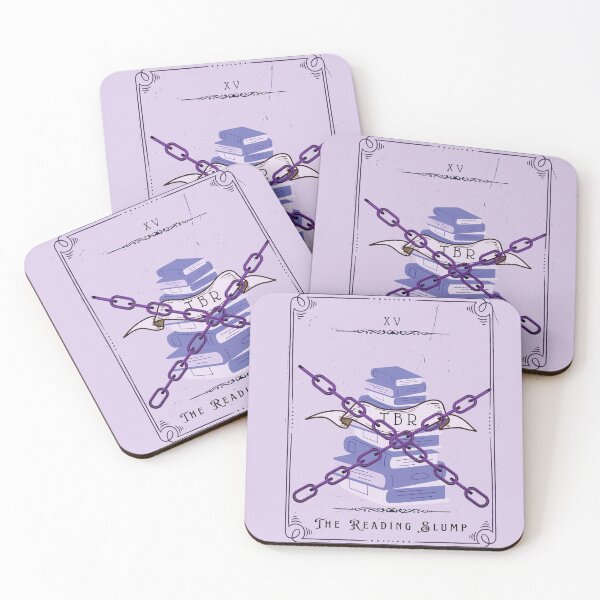 Item preview, Bookworm Tarot Deck – The Reading Slump designed and sold by Nyxander's Bookish Catalogue.