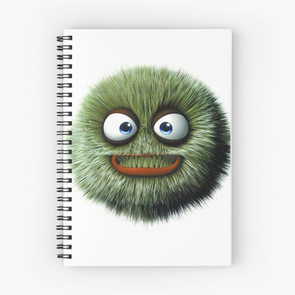 Item preview, Cute Green Furry Monster - Fun Cartoon Creature designed and sold by StudioTenDesign.