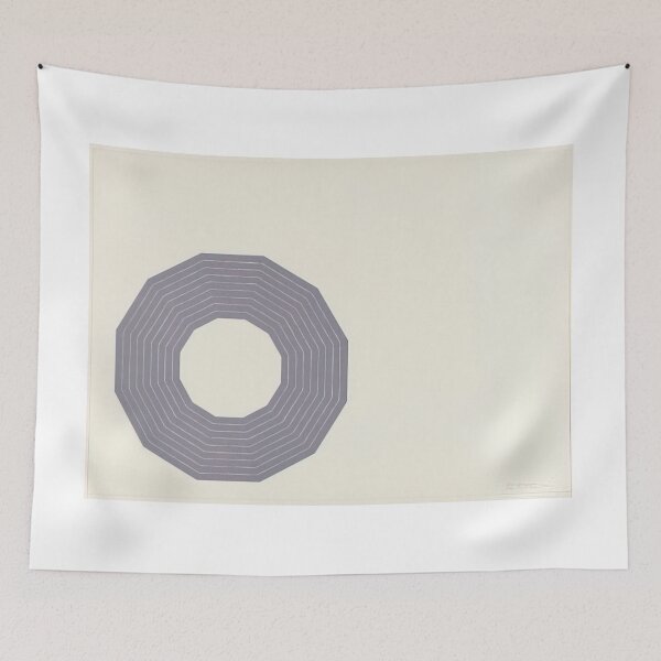 Artikelvorschau, Kay Bearman aus der Purple-Serie – Originalgemälde von Frank Stella, Frank Stella Geometrisch-Abstrakte Kunst entworfen und verkauft von OilArtLittle.