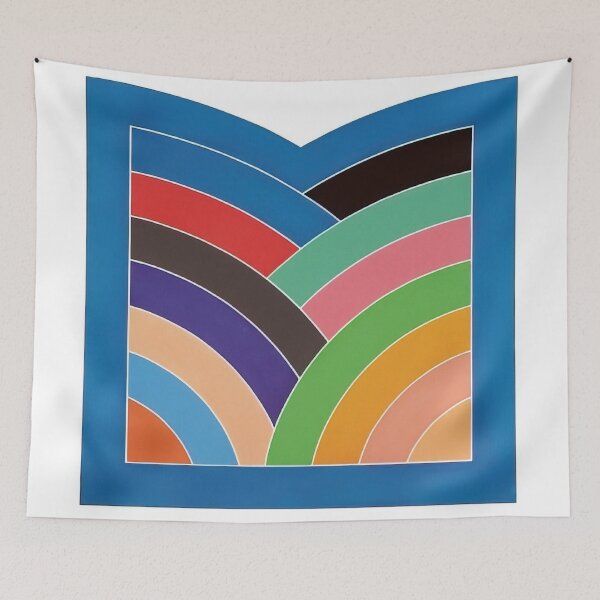 Artikelvorschau, Kufa-Tor – Originalgemälde von Frank Stella, Frank Stellas geometrisch-abstrakte Kunst entworfen und verkauft von OilArtLittle.