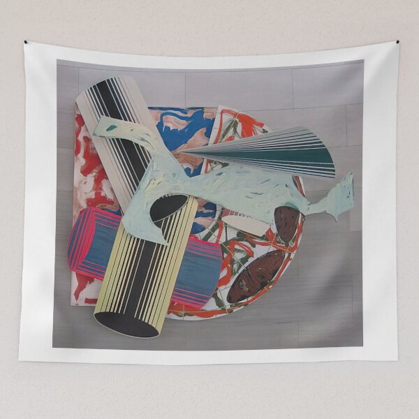 Item preview, la scienza della pigrizia the science of laziness  - Original Paintings by Frank Stella, Frank Stella Geometric Abstract Art designed and sold by OilArtLittle.