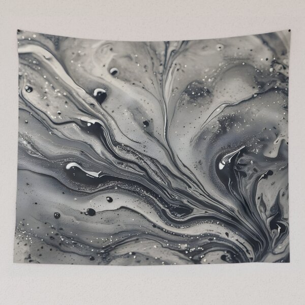Item preview, Graphite Flow Organic Abstract designed and sold by VibeShift Studio.
