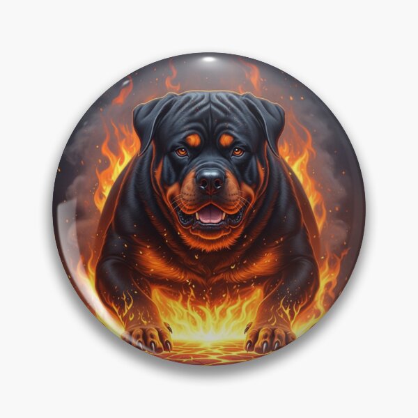 Item preview, Inner Fire Rottweiler designed and sold by PetJoyPrintsCO.