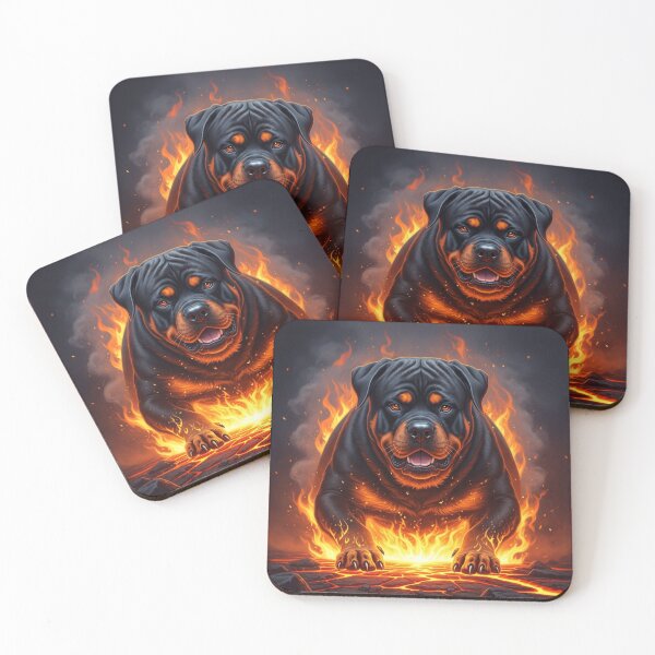Item preview, Inner Fire Rottweiler designed and sold by PetJoyPrintsCO.