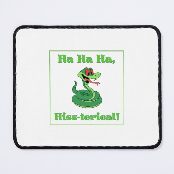 Item preview, Ha Ha Ha… Hiss-terical! – Funny Snake Pun Shirt designed and sold by Mouad-Doadi.