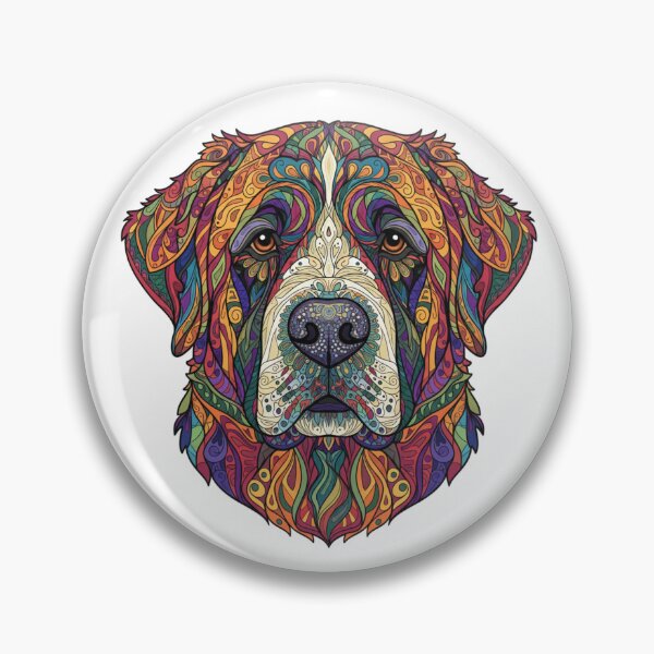 Item preview, Intricate Saint Bernard designed and sold by PaintedbyCarol.