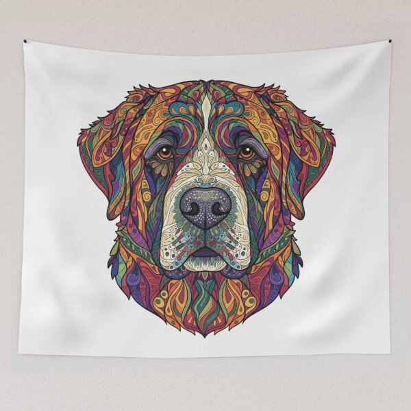 Item preview, Intricate Saint Bernard designed and sold by PaintedbyCarol.