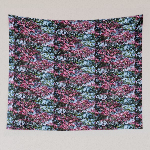 Item preview, Pink flowering Dogwood - romantic Spring floral  designed and sold by hollycooper.