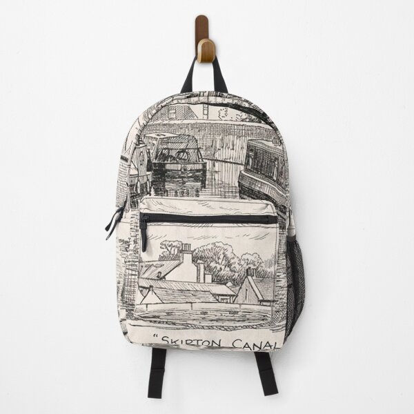 Item preview, Skipton Canal Heritage: A Traditional Pen and Ink Sketch designed and sold by VistaPainterArt.