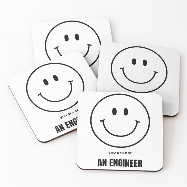 Item preview, Smile You Are Not An Engineer - Funny Sarcastic Engineering Design designed and sold by AAMHdesigns.