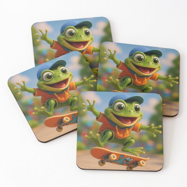 Item preview, Skater Pool Frog designed and sold by Sillytoe.