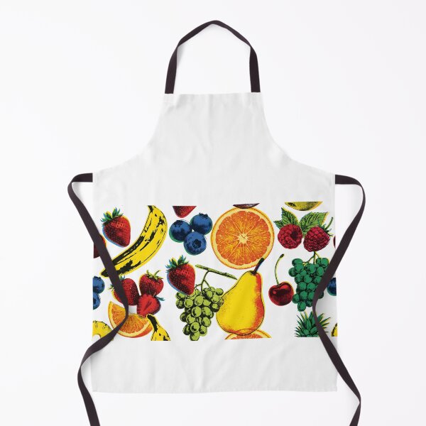 Item preview, Retro Pop Art Fruit Pattern - 60s Vintage Screen Print Aesthetic designed and sold by Fluidic-Space.