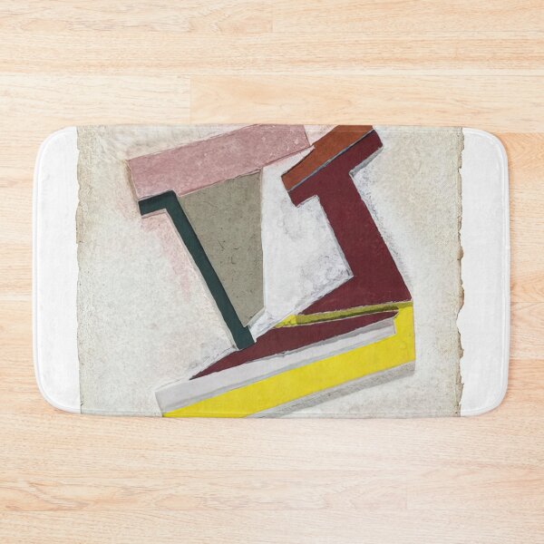 Item preview, olyka iii from paper relief project  - Original Paintings by Frank Stella, Frank Stella Geometric Abstract Art designed and sold by OilArtLittle.
