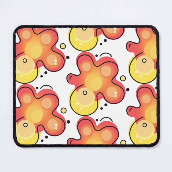 Item preview, Abstract Blob Red Yellow designed and sold by BetweenForms.