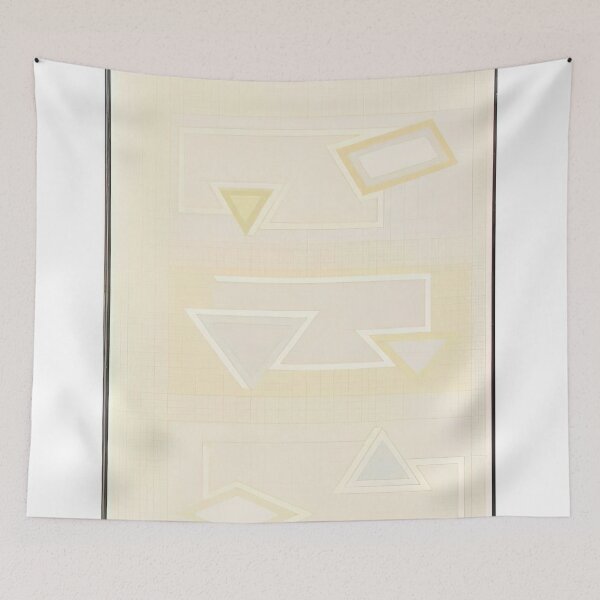 Item preview, pastel stack  - Original Paintings by Frank Stella, Frank Stella Geometric Abstract Art designed and sold by OilArtLittle.