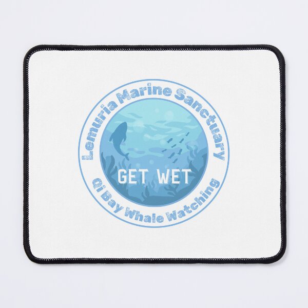 Item preview, Get Wet at the Lemuria Marine Sanctuary designed and sold by Love and Chickspace.