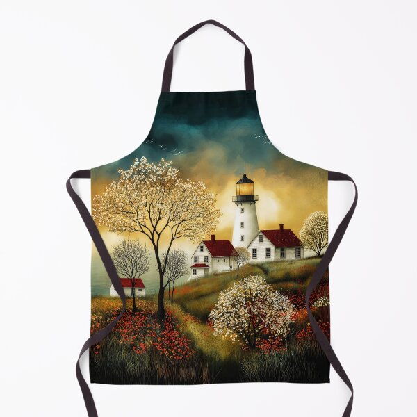 Item preview, Lighthouse on a Hill at Dusk designed and sold by Blue Horse Photo Magic.