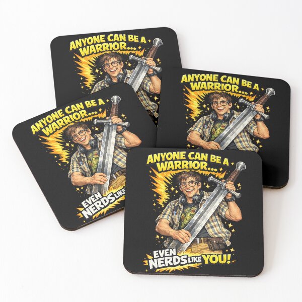 Item preview, Nerd Warrior – Anyone Can Be a Warrior Funny Comic Book Gamer  designed and sold by Kiziorq.