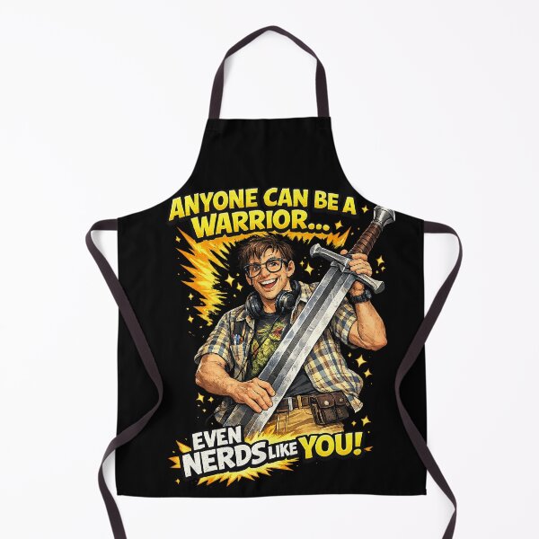 Item preview, Nerd Warrior – Anyone Can Be a Warrior Funny Comic Book Gamer designed and sold by Kiziorq.