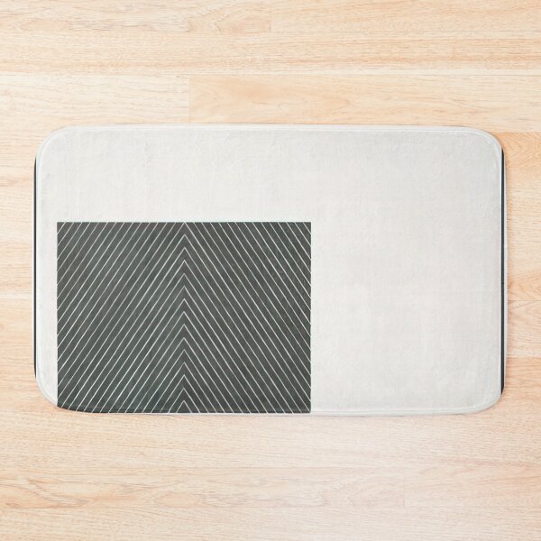 Item preview, point of pines from black series ii  - Original Paintings by Frank Stella, Frank Stella Geometric Abstract Art designed and sold by OilArtLittle.