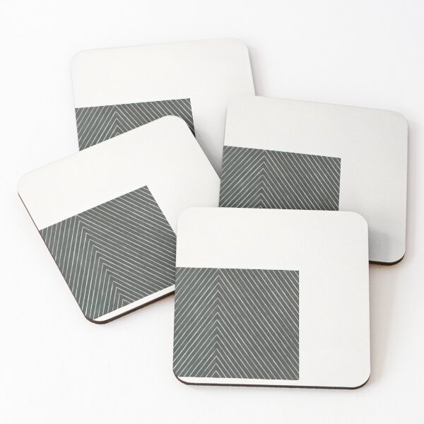 Item preview, point of pines from black series ii  - Original Paintings by Frank Stella, Frank Stella Geometric Abstract Art designed and sold by OilArtLittle.