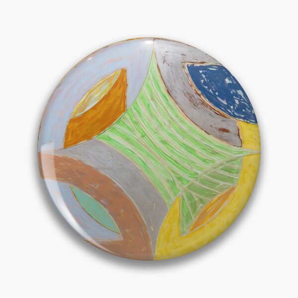 Item preview, polar co ordinates iv  - Original Paintings by Frank Stella, Frank Stella Geometric Abstract Art designed and sold by OilArtLittle.