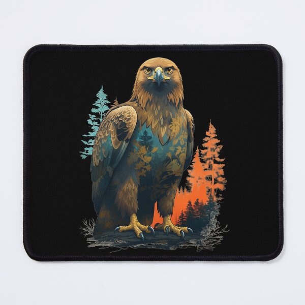 Item preview, Scottish Golden Eagle Highland Wilderness Forest Double Exposure designed and sold by Loom on the Loch.