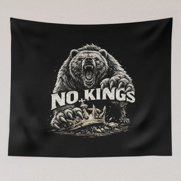 Item preview, No Kings Roaring Bear Crown Statement Design designed and sold by Meandmyshop.