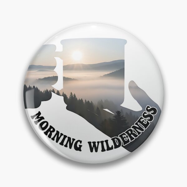 Artikelvorschau, Morgendlicher Wildnis-Campingbecher, Nebeltal, Doppelbelichtung entworfen und verkauft von LSphere Art.