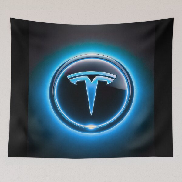 Item preview, Tesla logo art designed and sold by TEEJAMBOREE.