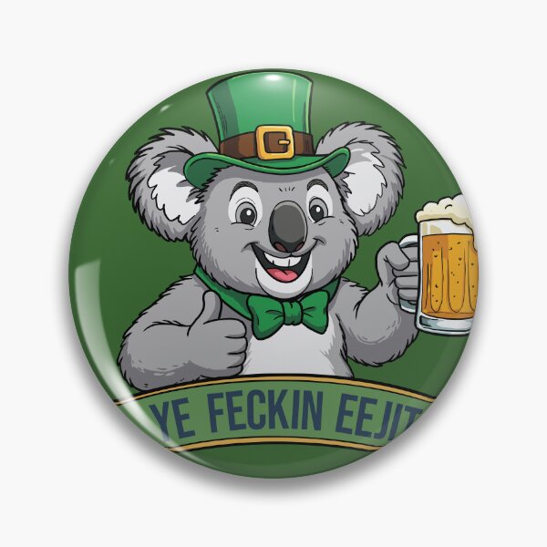 Item preview, Lucky Koala Beer Buddy – Ye Feckin Eejit St. Patrick’s Party designed and sold by CARPIO Creations.
