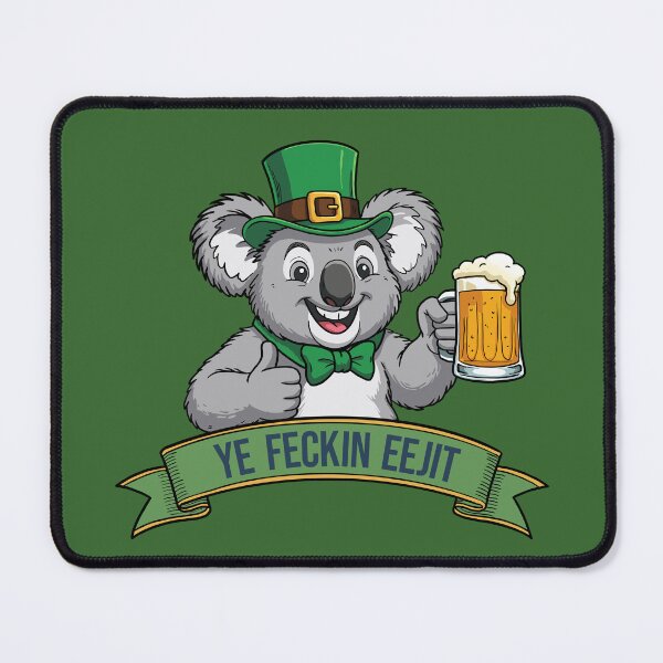 Item preview, Lucky Koala Beer Buddy – Ye Feckin Eejit St. Patrick’s Party designed and sold by CARPIO Creations.